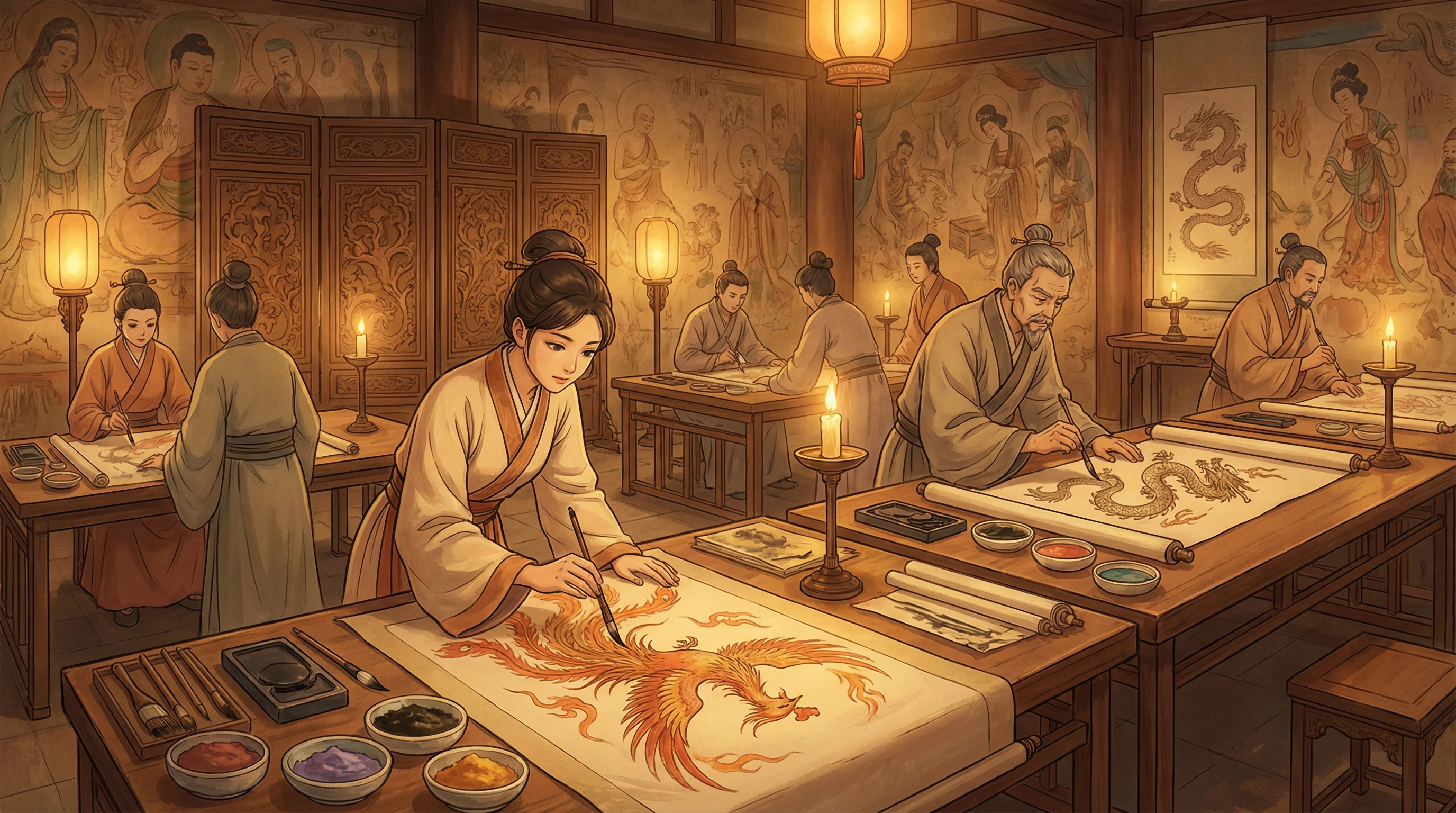 画师入驻 - 黑料万里长征 国风动漫画师